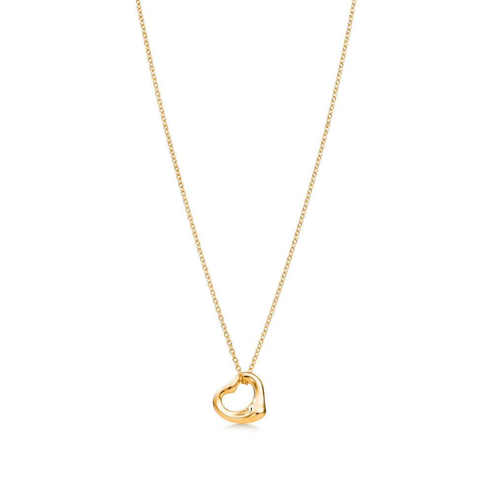 Tiffany & Co. Elsa Peretti® Open Heart Pendant in Yellow Gold