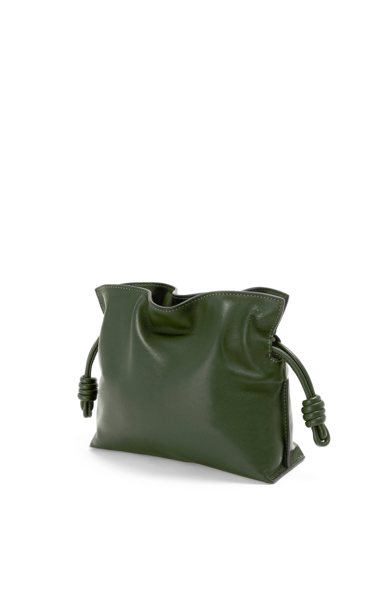 Loewe Mini Flamenco clutch in nappa calfskin (Vintage Khaki)