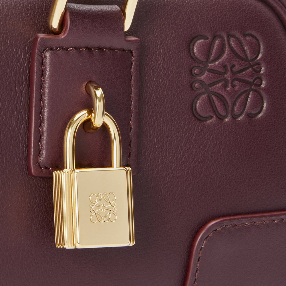 Loewe Amazona 23 Cropped bag in nappa calfskin (Dark Burgundy)