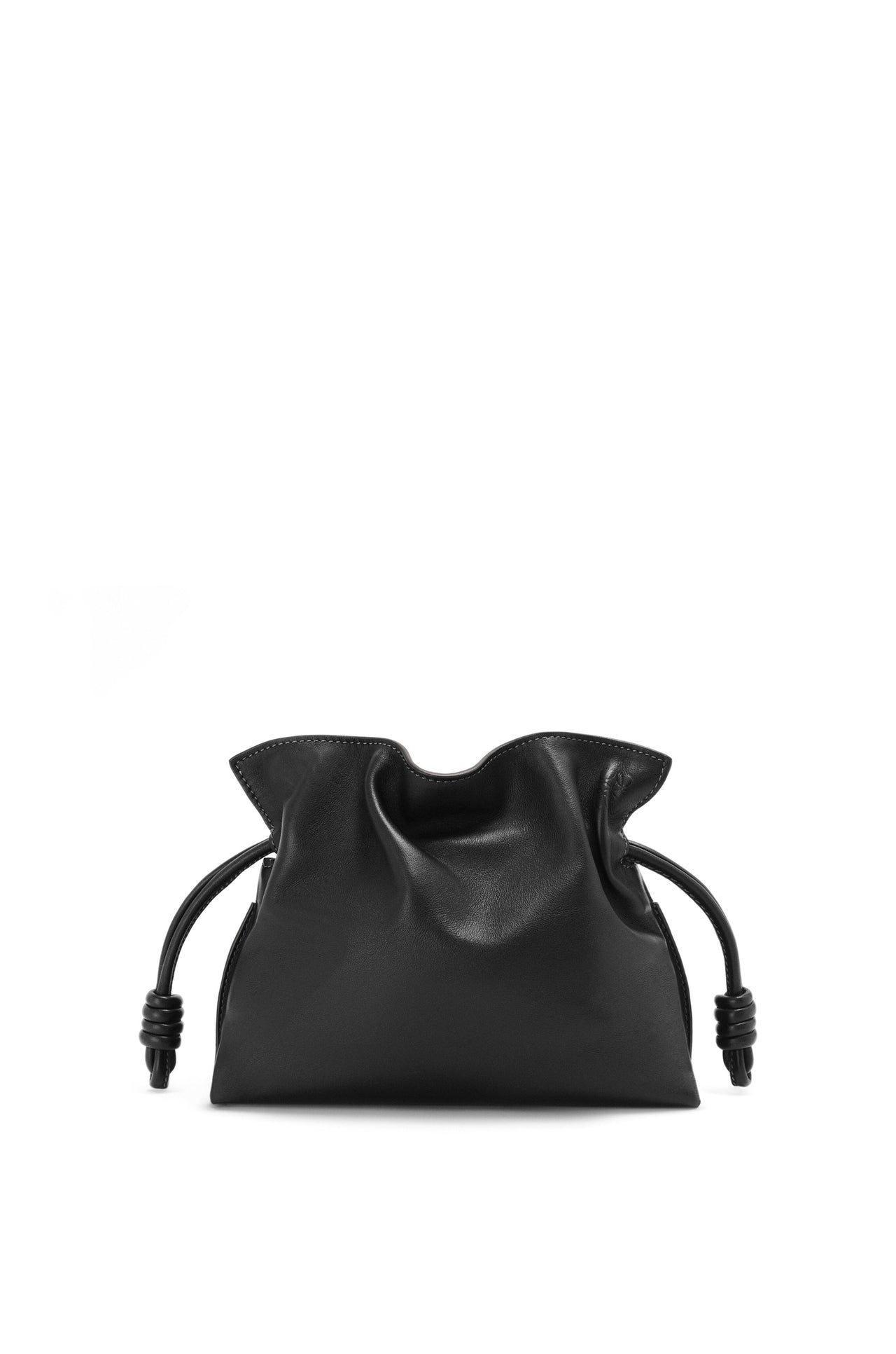 Loewe Mini Flamenco clutch in nappa calfskin (Black)