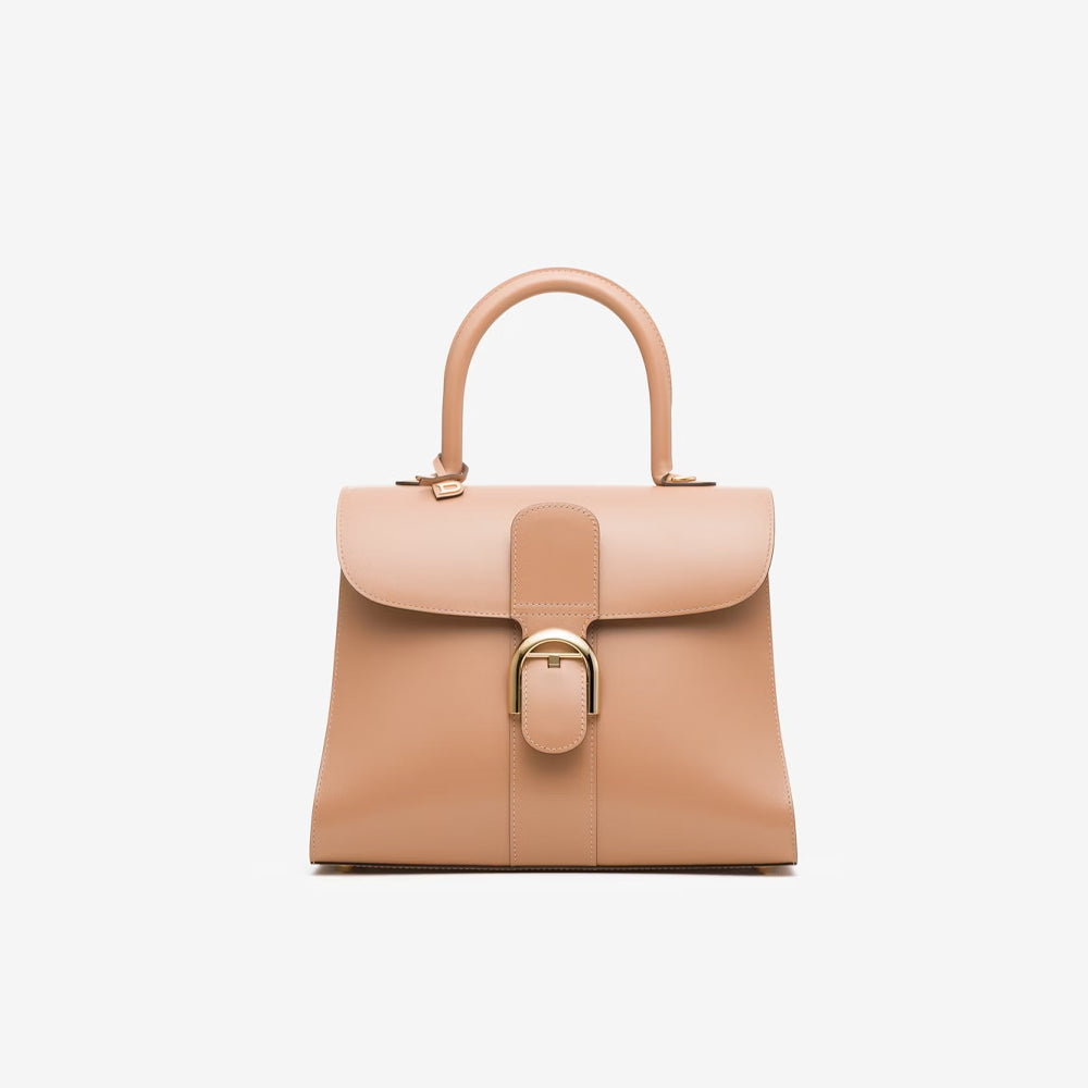 Delvaux Brillant MM in Rodeo Calf (Tender Beige)