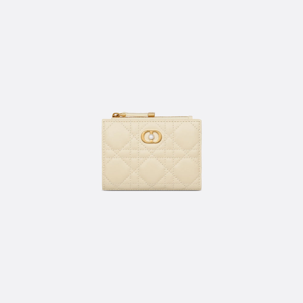 Dior Jolie Dahlia Wallet(Off-White Cannage Lambskin)