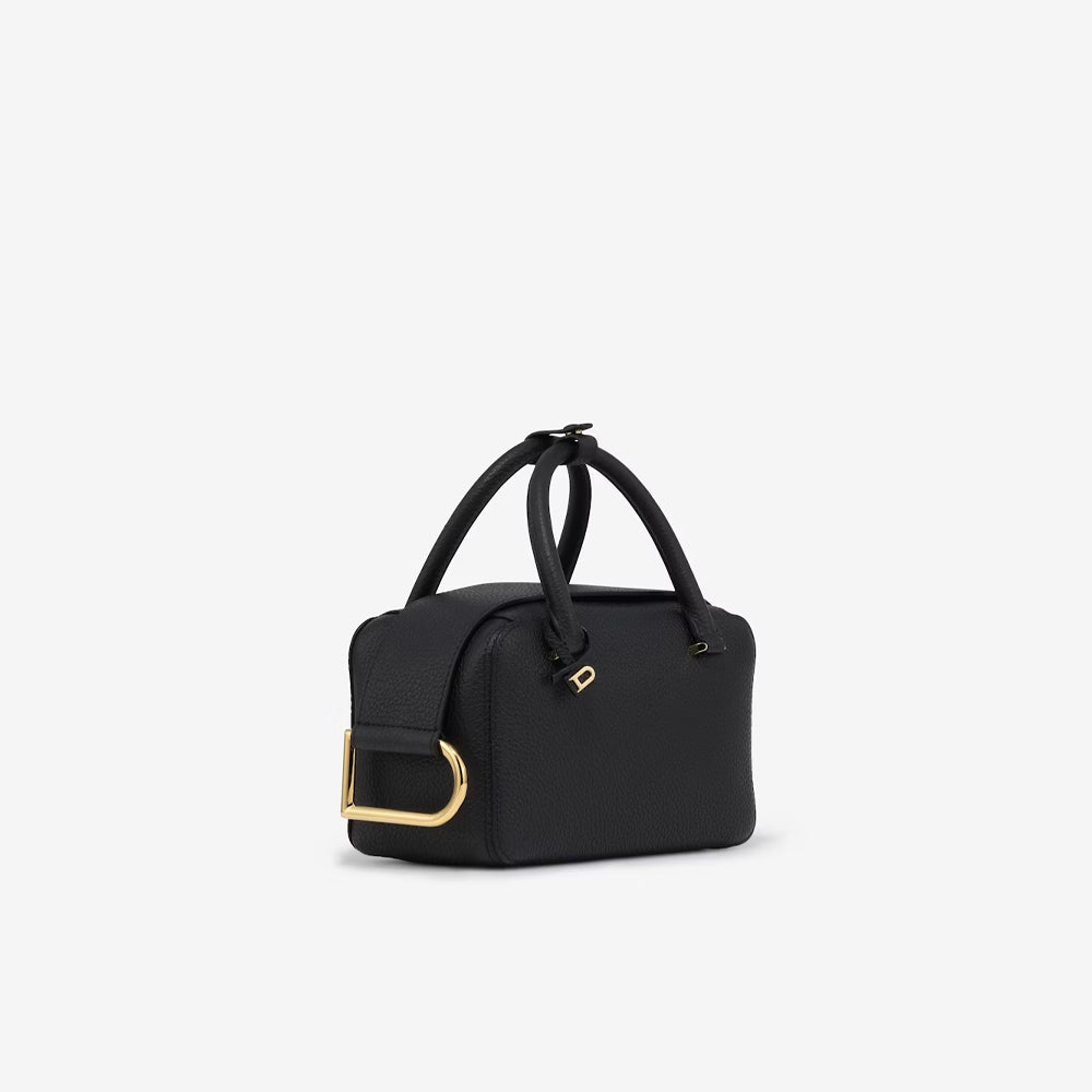 Delvaux Cool Box Mini in Taurillon Soft (Black)