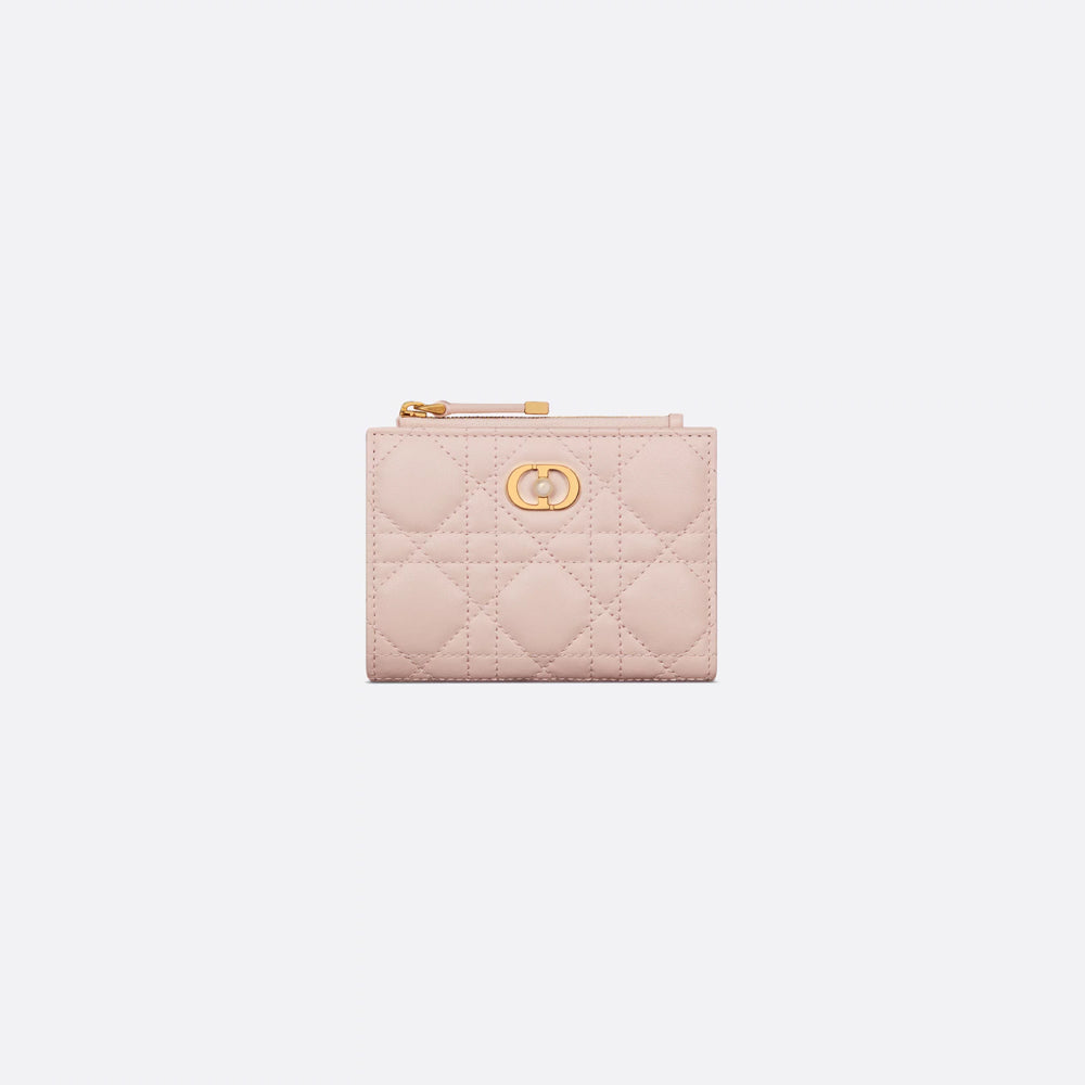 Dior Jolie Dahlia Wallet(Powder Pink Cannage Lambskin)