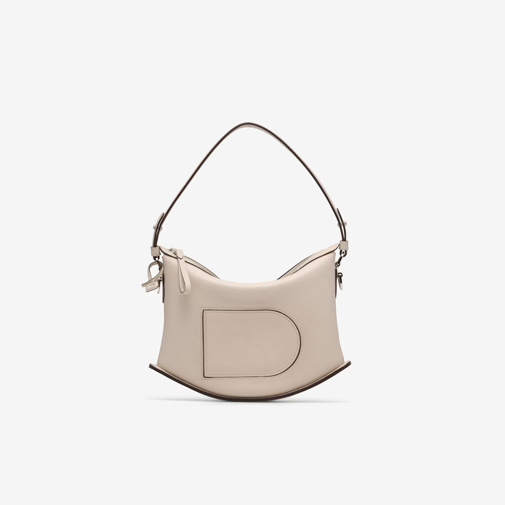 Delvaux Taurillon 軟質鞦韆（黑色）