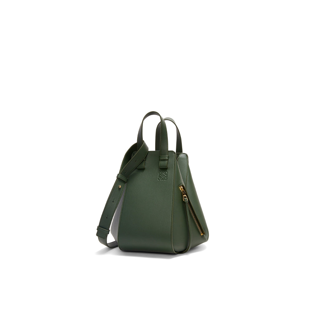 Loewe Small Hammock bag in classic calfskin (Bottle Green)