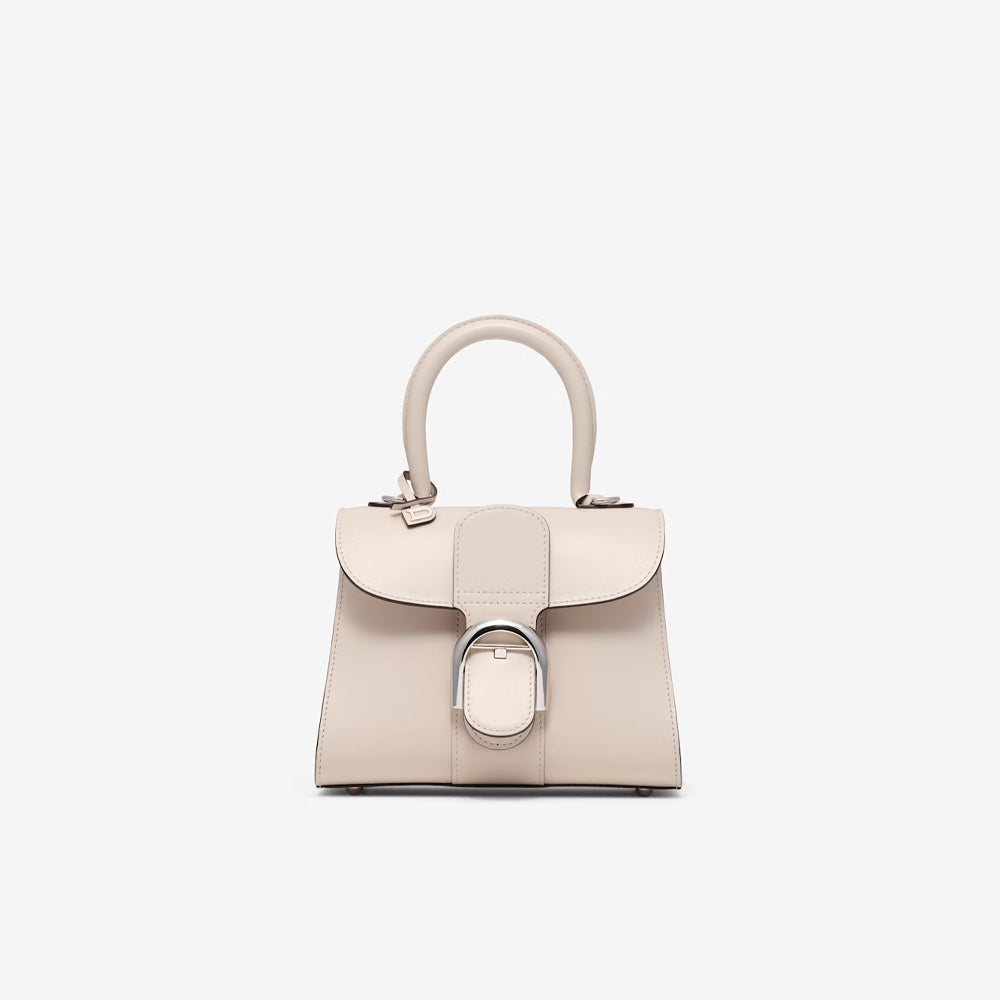 Delvaux Brillant Mini in Box Calf (Sesame)