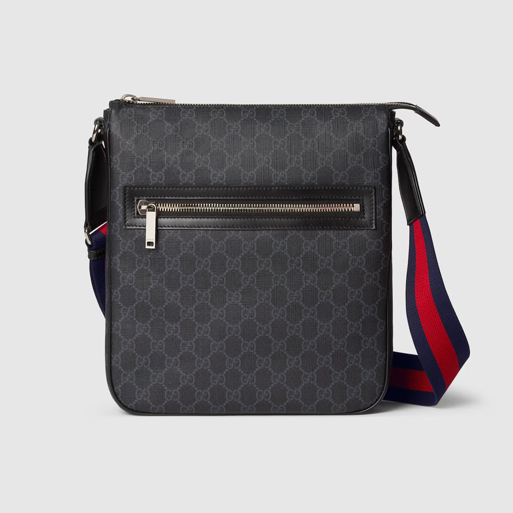 Gucci GG Cross-Boby Bag (Black GG Supreme canvas)