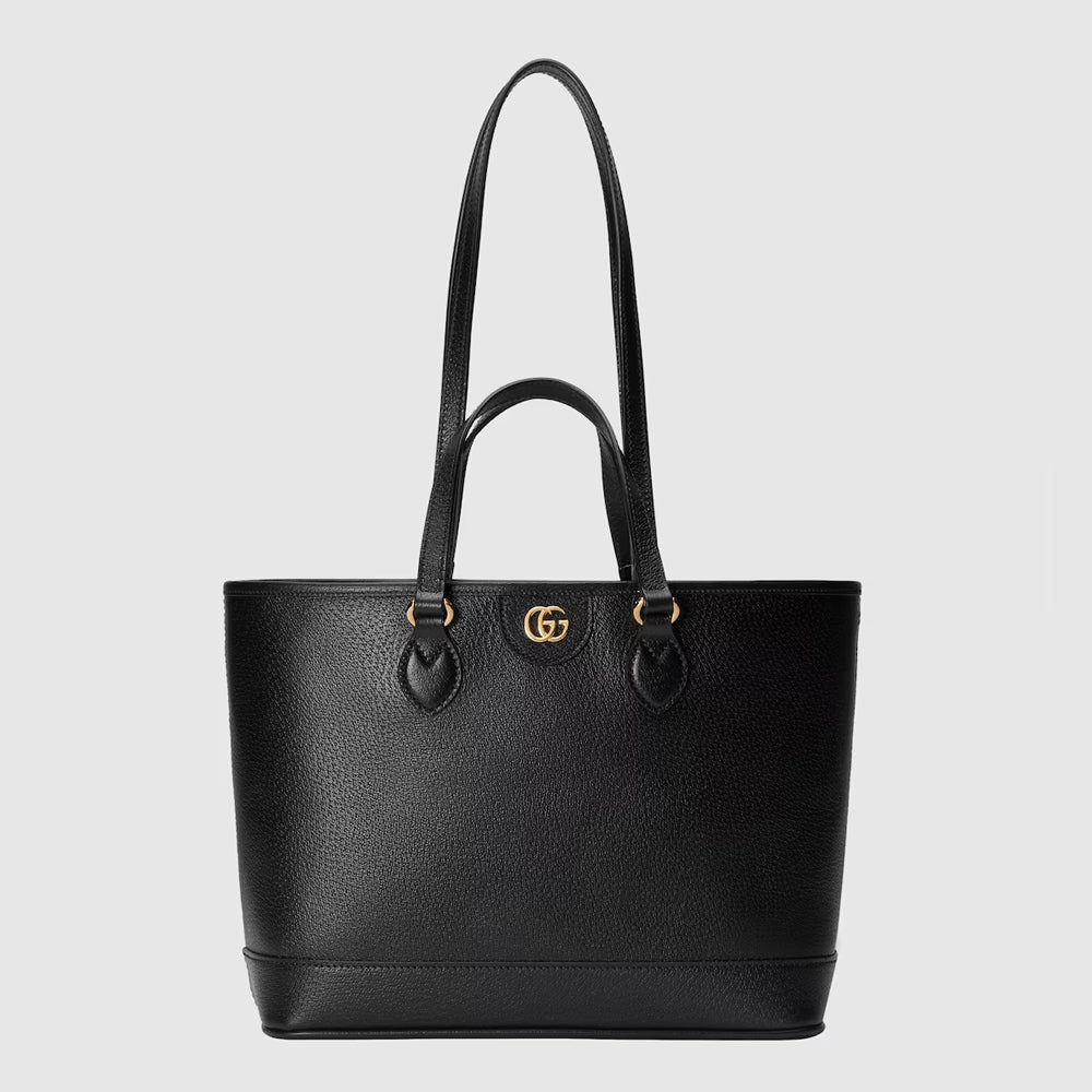 Gucci Ophidia Small Tote Bag (Black leather)