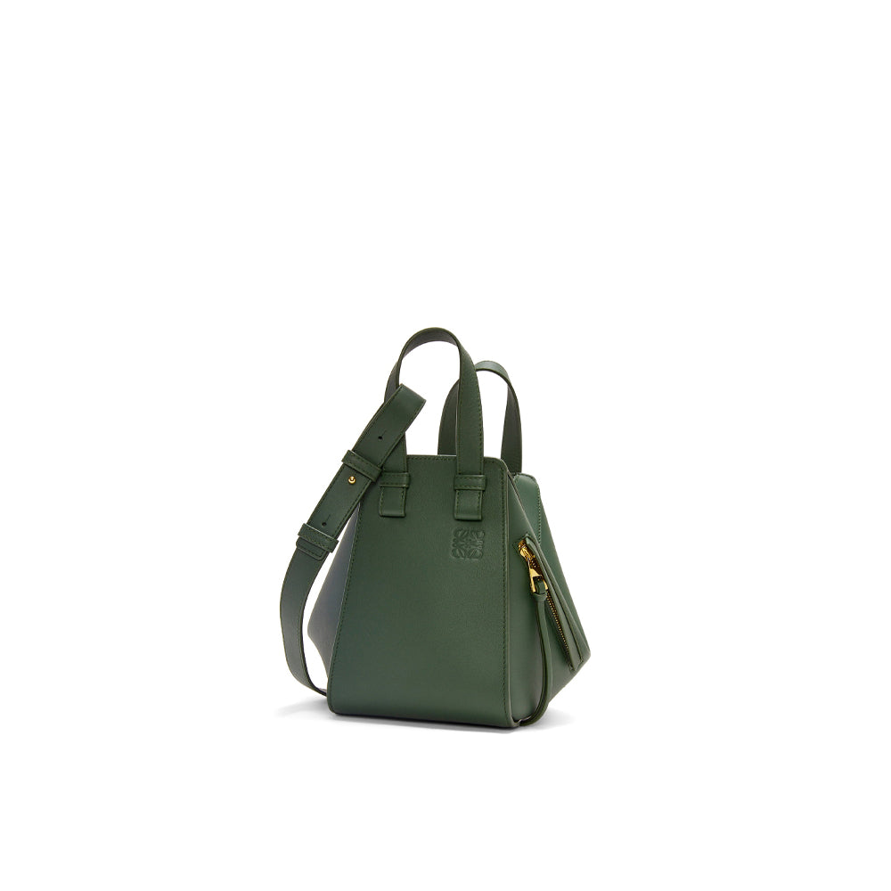 Loewe Compact Hammock bag in classic calfskin (Bottle Green)