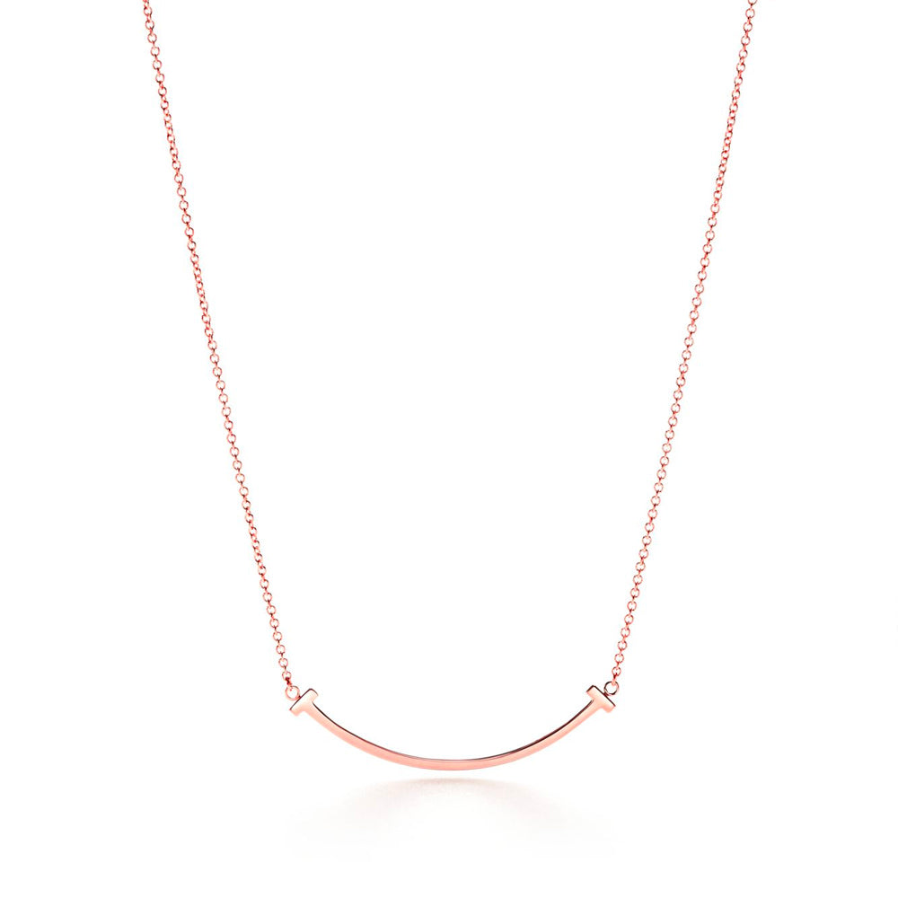 Tiffany & Co. Tiffany T Smile Smile Pendant in Rose Gold, Small