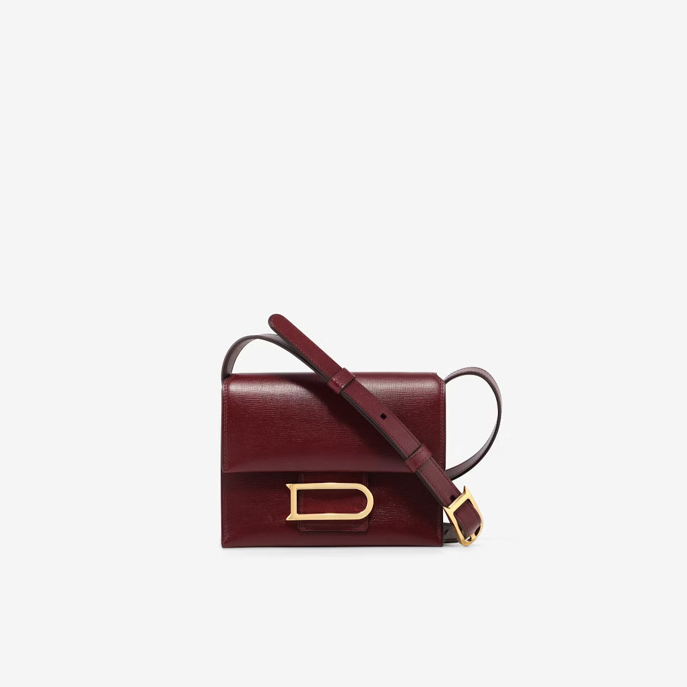 Delvaux Léonce Small in Opera Calf (Rosewood)