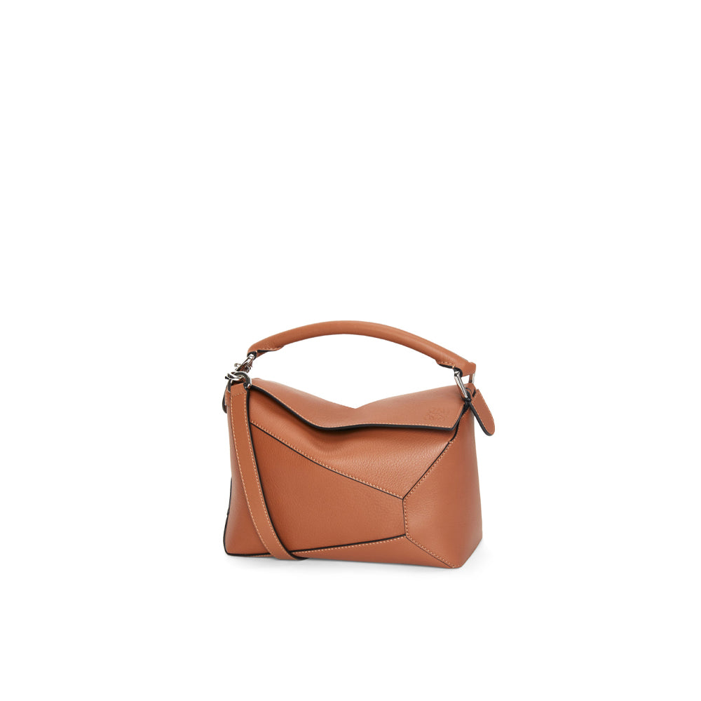 Loewe Small Puzzle bag in classic calfskin (Tan)