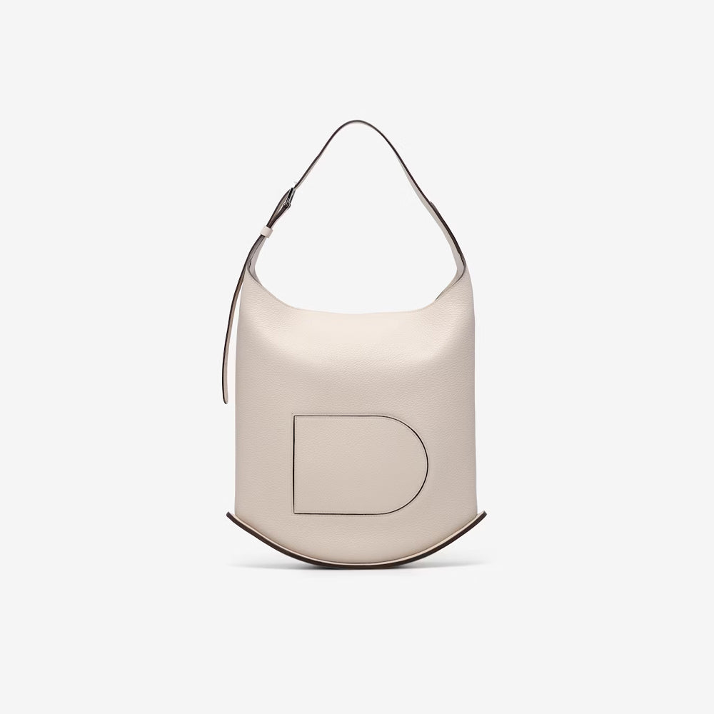 Delvaux Pin Hobo GM in Taurillon Soft (Sesame)