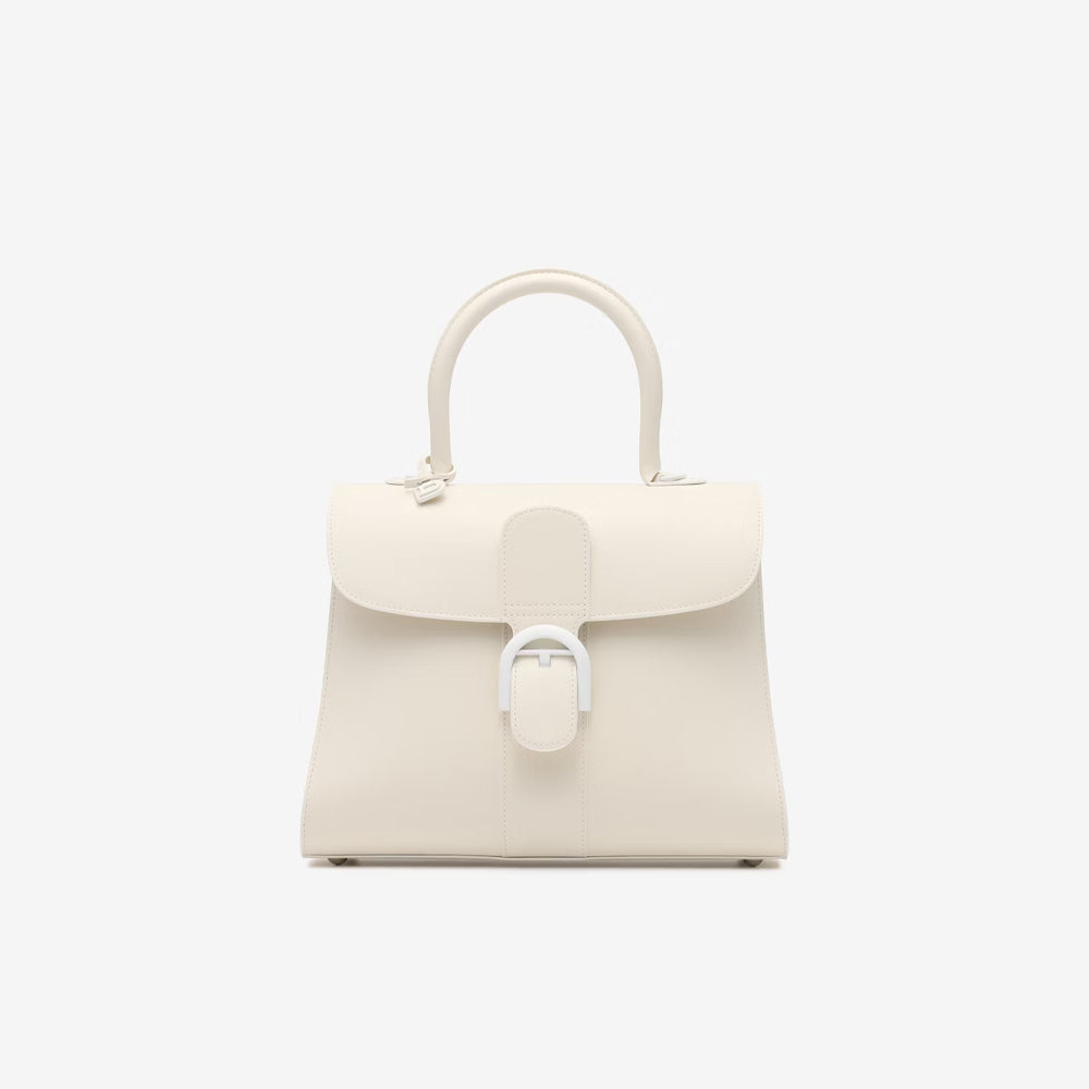 Delvaux Brillant MM in Rodeo Calf (Ivory)