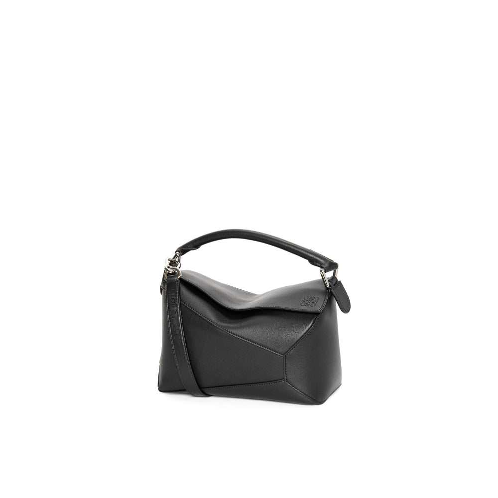 Loewe Small Puzzle bag in classic calfskin (Black)