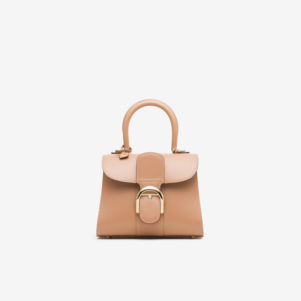 Delvaux Brillant Mini in Box Calf (Tender Beige)