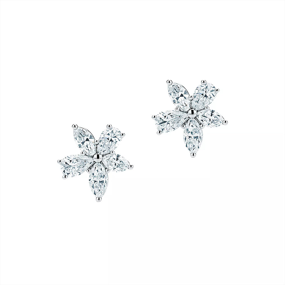 Tiffany & Co. Tiffany Victoria® Mixed Cluster Earrings