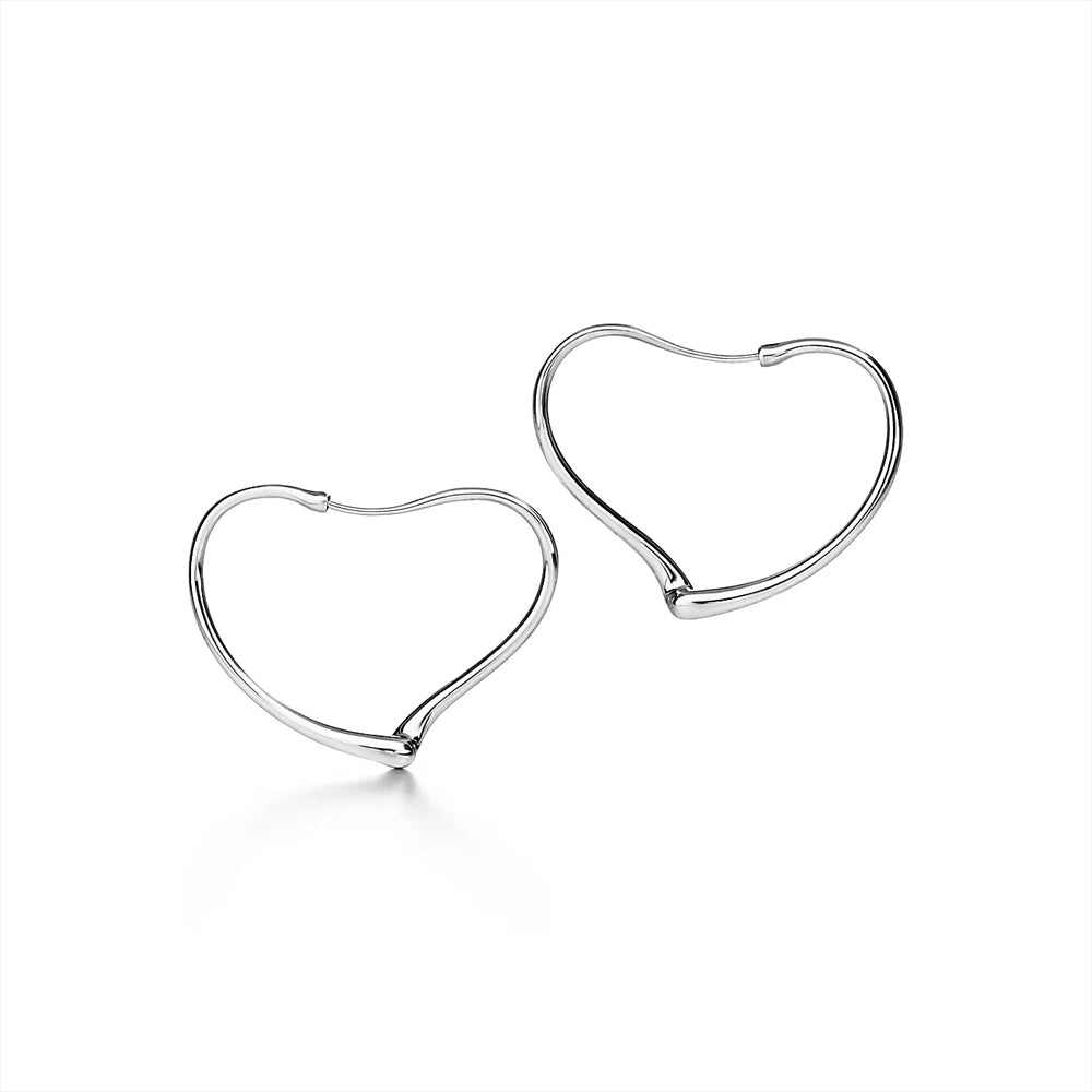 Tiffany & Co. Elsa Peretti® Open Heart Hoop Earrings