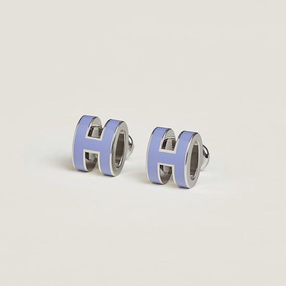Hong Kong Stock - Hermes Mini Pop H Earrings (Lilas)