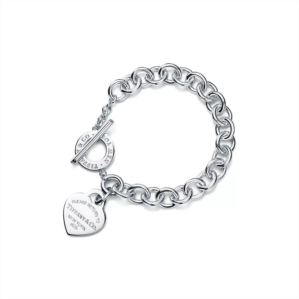 Tiffany & Co. Return to Tiffany™ Heart Tag Toggle Bracelet in Silver