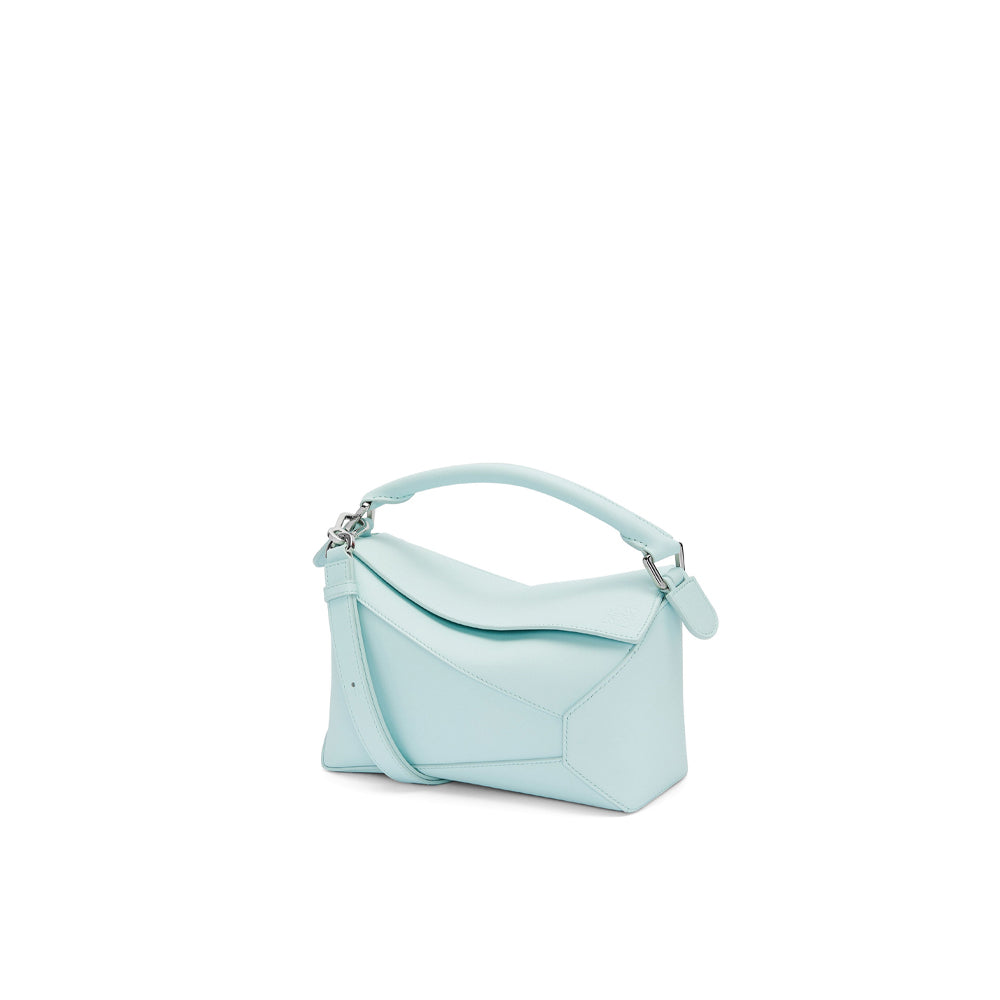 Loewe Small Puzzle bag in classic calfskin (Blue Iceberg)