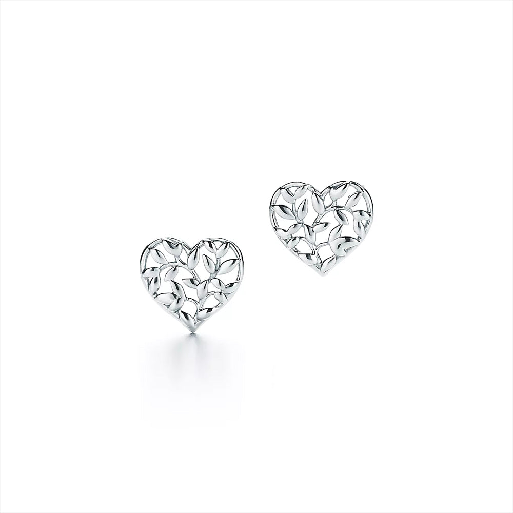 Tiffany & Co. Paloma Picasso® Olive Leaf Heart Earrings