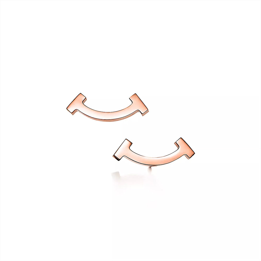 Tiffany & Co. Tiffany T Smile Earrings (18k rose gold)