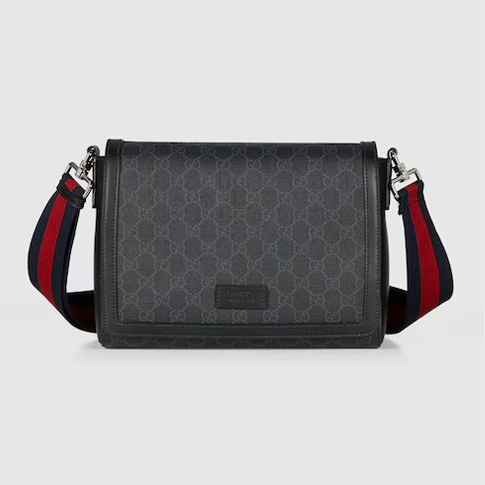 Gucci GG Crossbody Bag (GG black Supreme canvas)