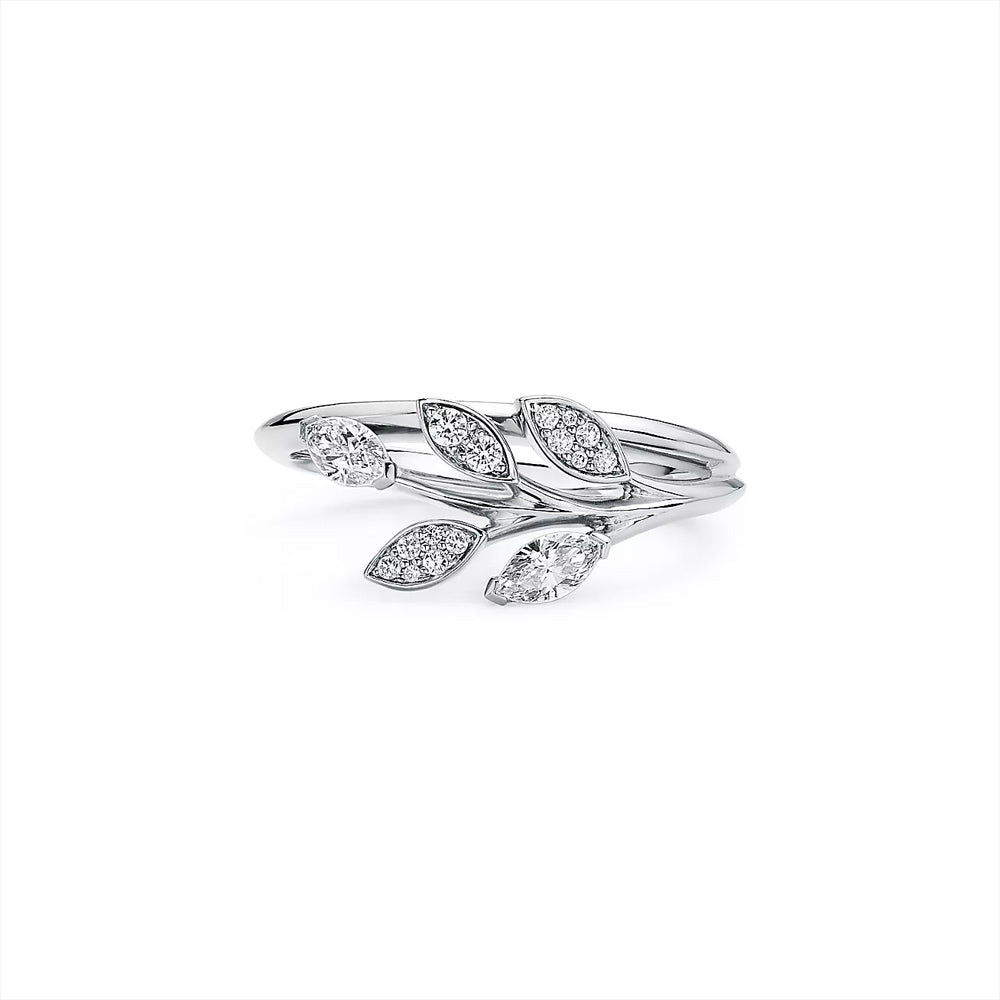 Tiffany &amp; Co. 鉑金 Tiffany Victoria® Diamond Vine 戒指