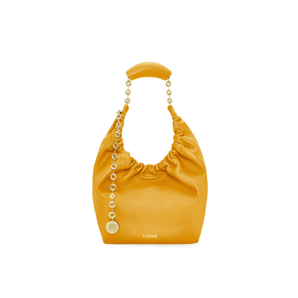 Loewe Small Squeeze bag in nappa lambskin (Sunflower)