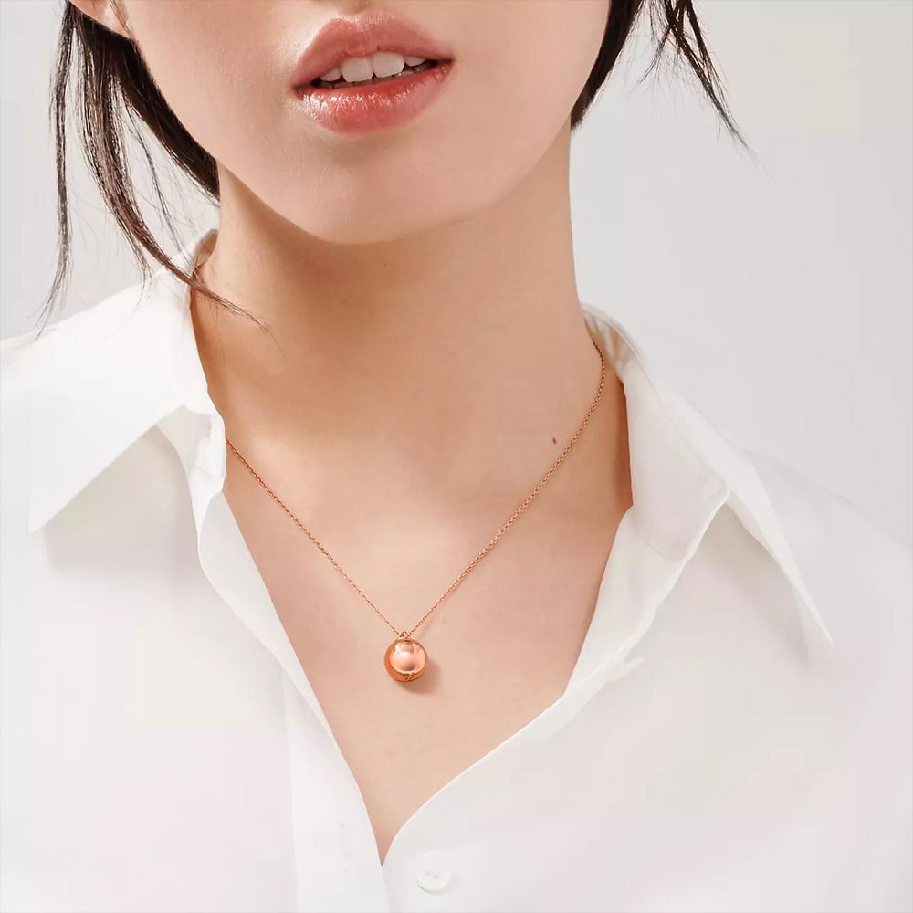 Tiffany & Co. Tiffany HardWear Ball Pendant in Rose Gold, 12.75 mm