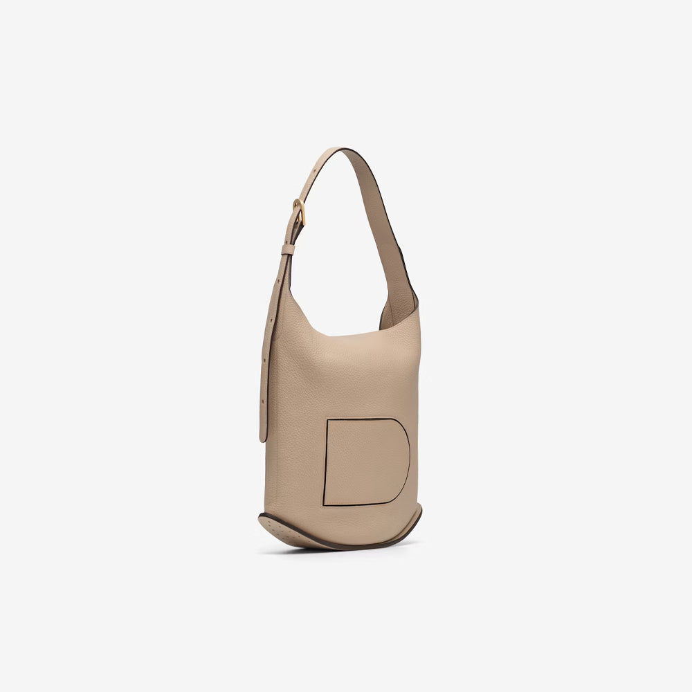 Delvaux Pin Hobo MM in Taurillon Soft (Sirocco)