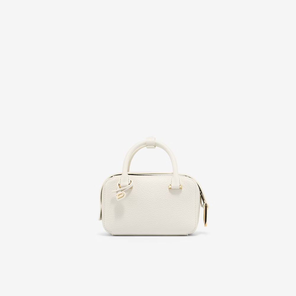 Delvaux Cool Box Nano in Taurillon Soft (Ivory)