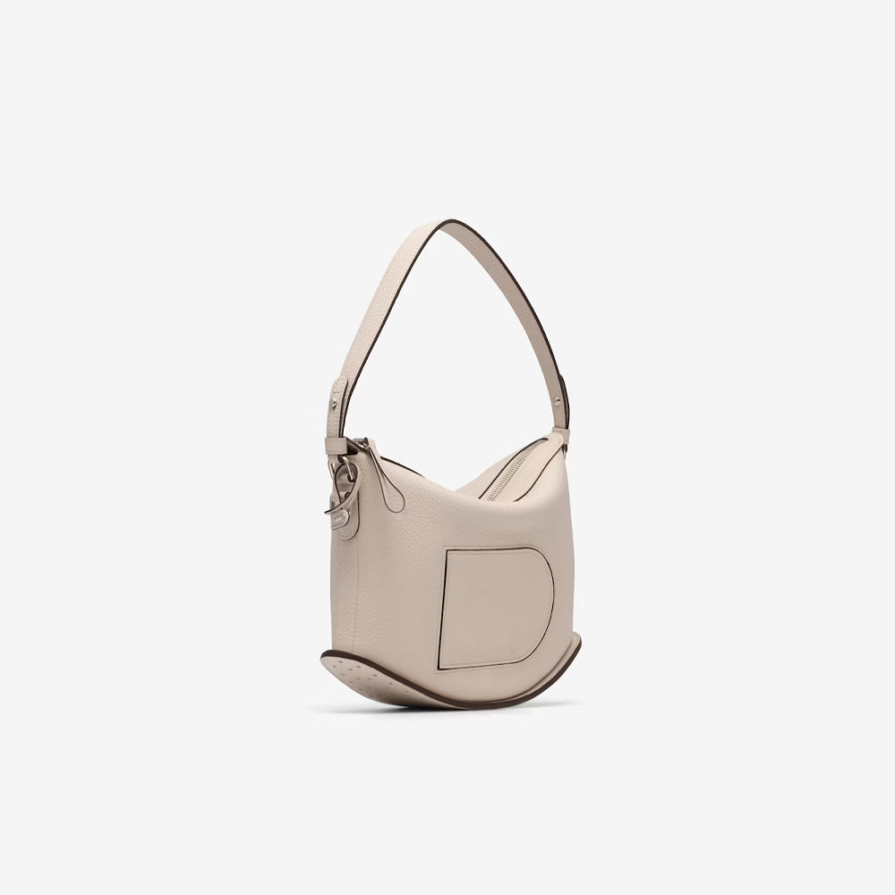 Delvaux Pin Swing in Taurillon Soft (Sesame)