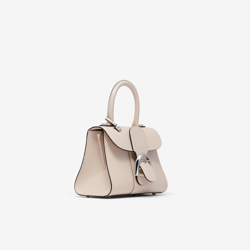 Delvaux Brillant Mini in Box Calf (Sesame)