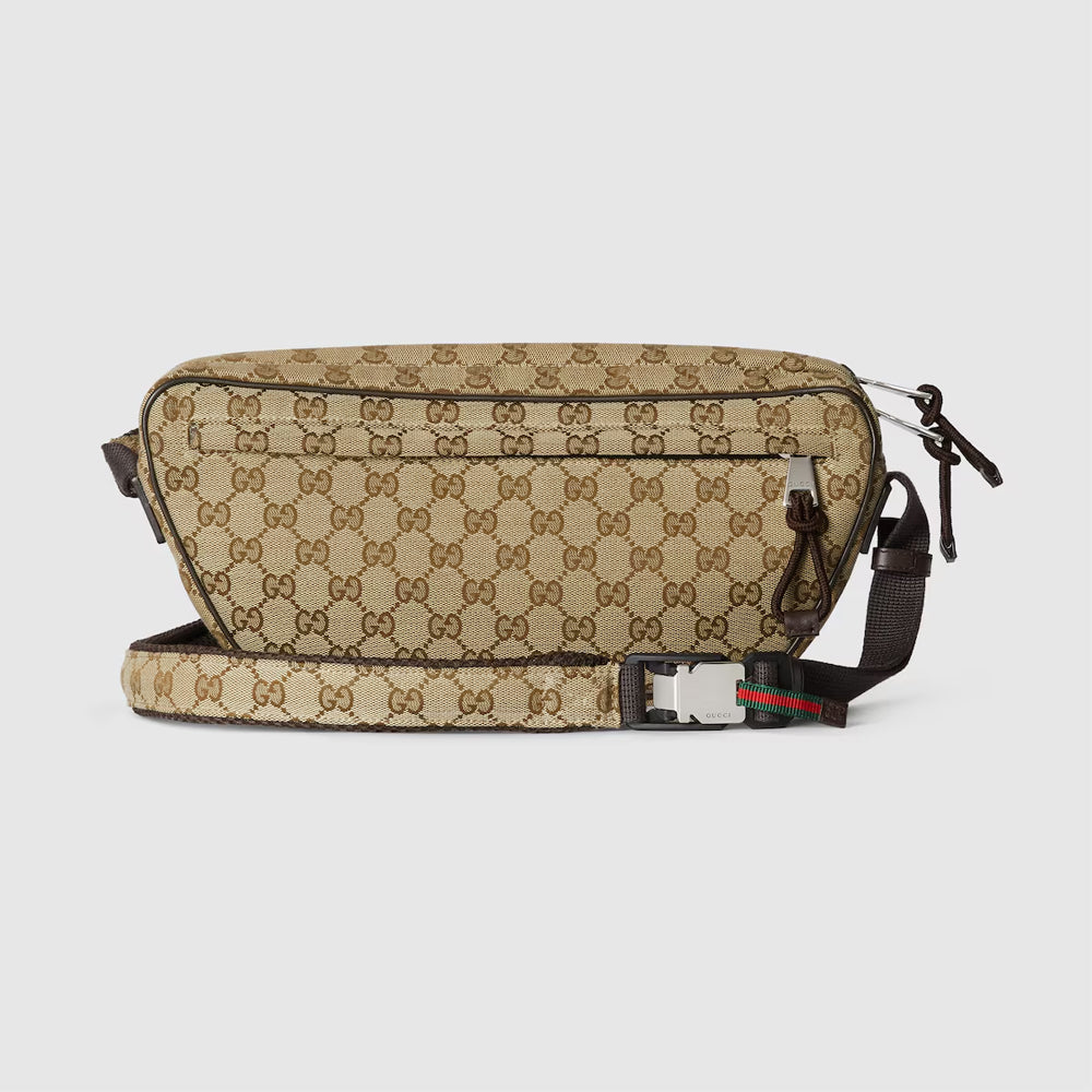 Gucci  Small GG Crossbody Bag (Beige and ebony Original GG canvas)