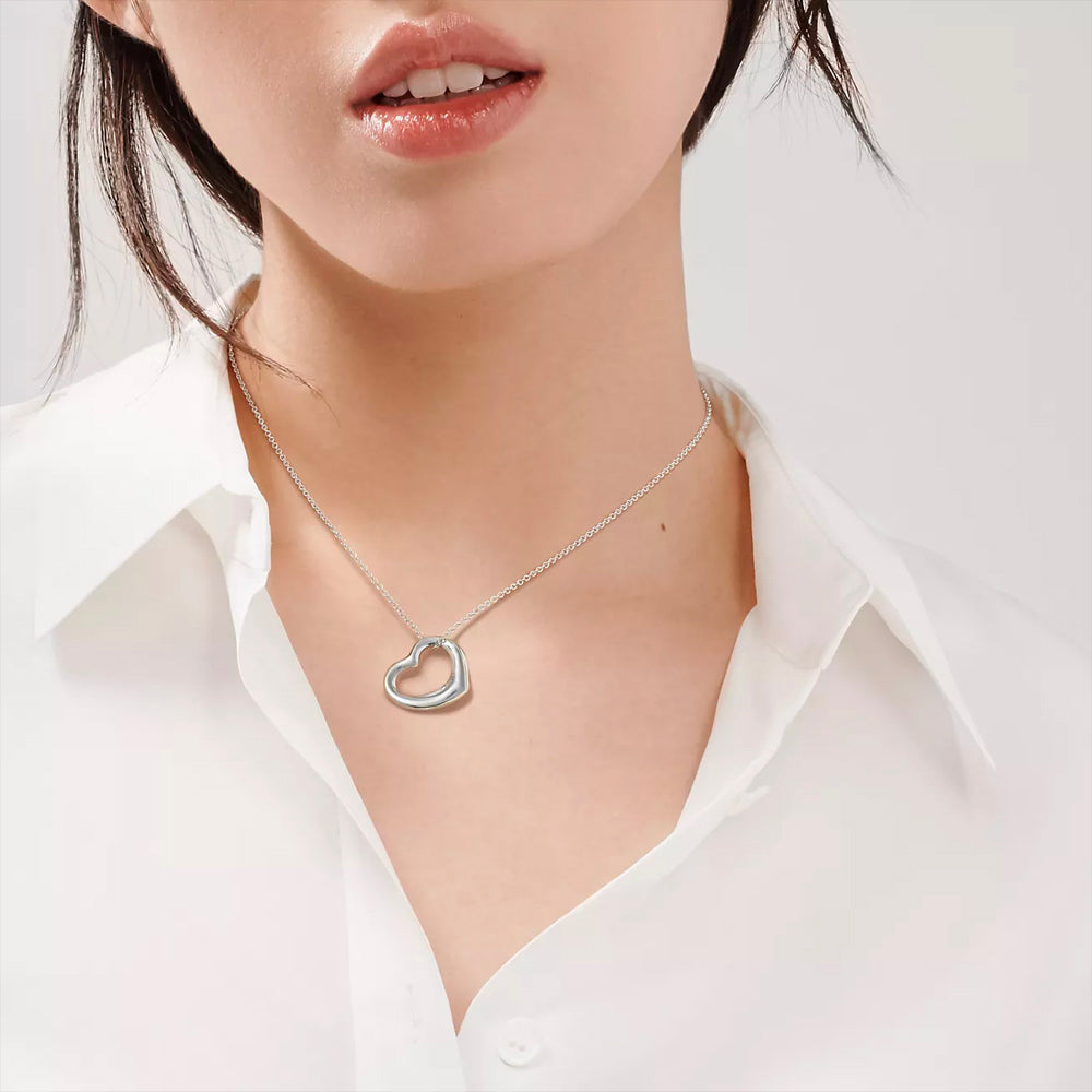 Tiffany & Co. Elsa Peretti® Open Heart Pendant in Sterling silver