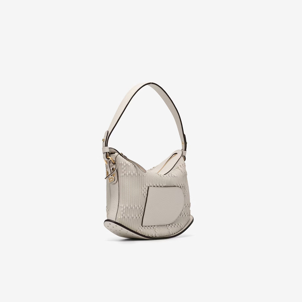 Delvaux Pin Swing Toile de Cuir in Taurillon Soft (Ivory)