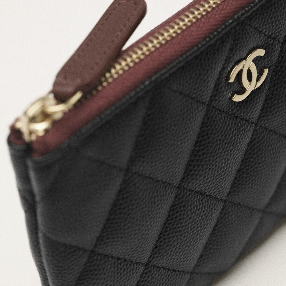 Hong Kong Stock - Chanel Classic Small Zipped Pouch (Black)