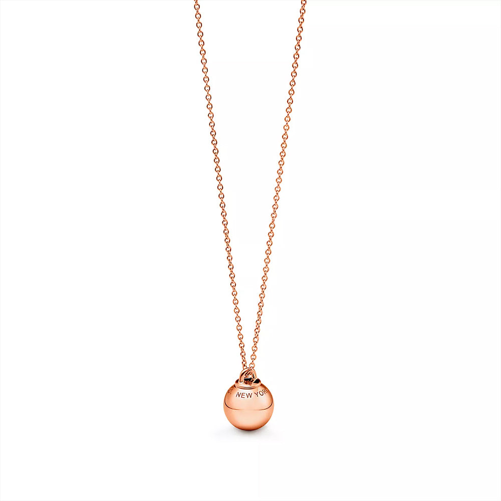 Tiffany &amp; Co. 玫瑰金 Tiffany HardWear 球形吊墜，12.75 毫米