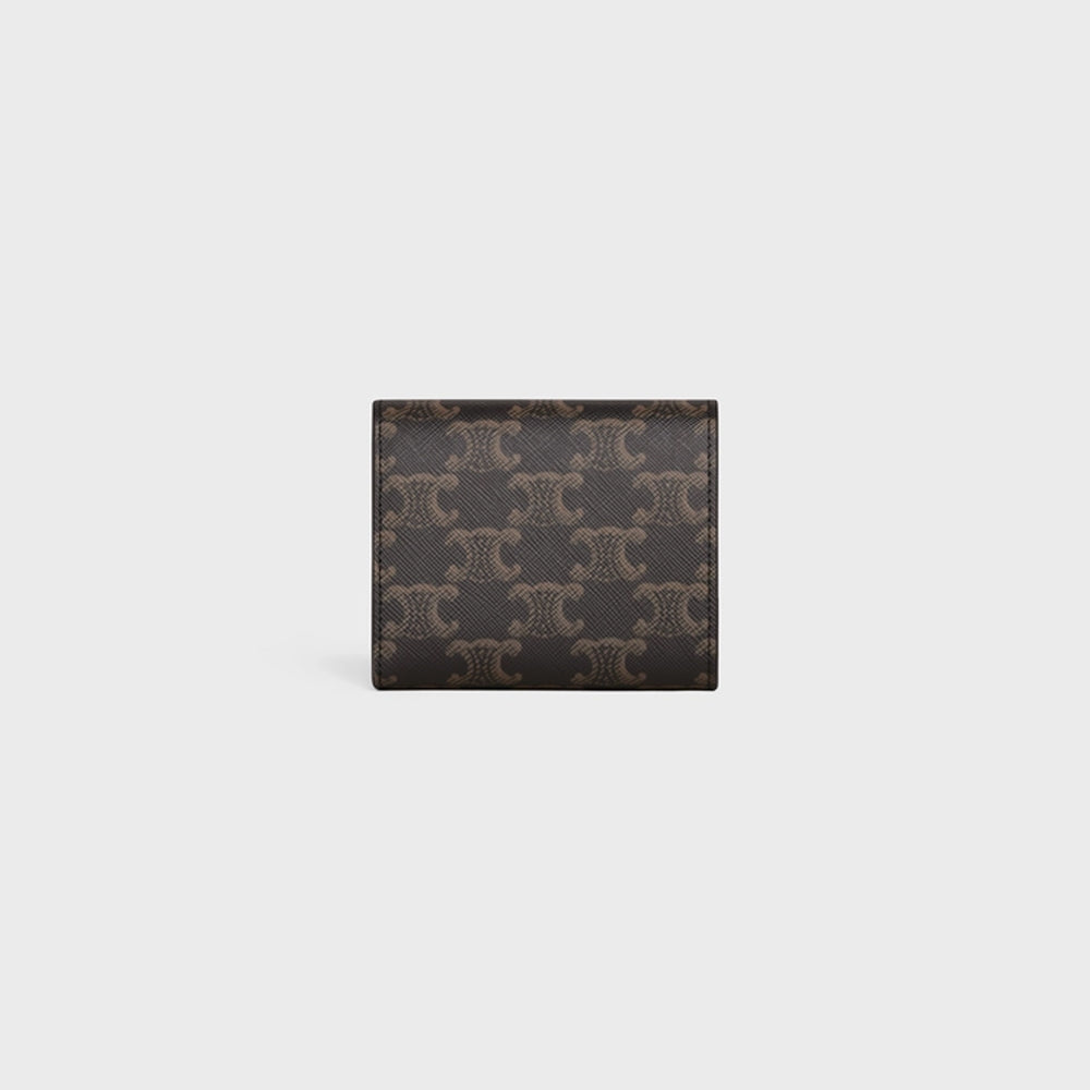 Hong Kong Stock - Celine Small Flap Wallet Triomphe in Triomphe Canvas