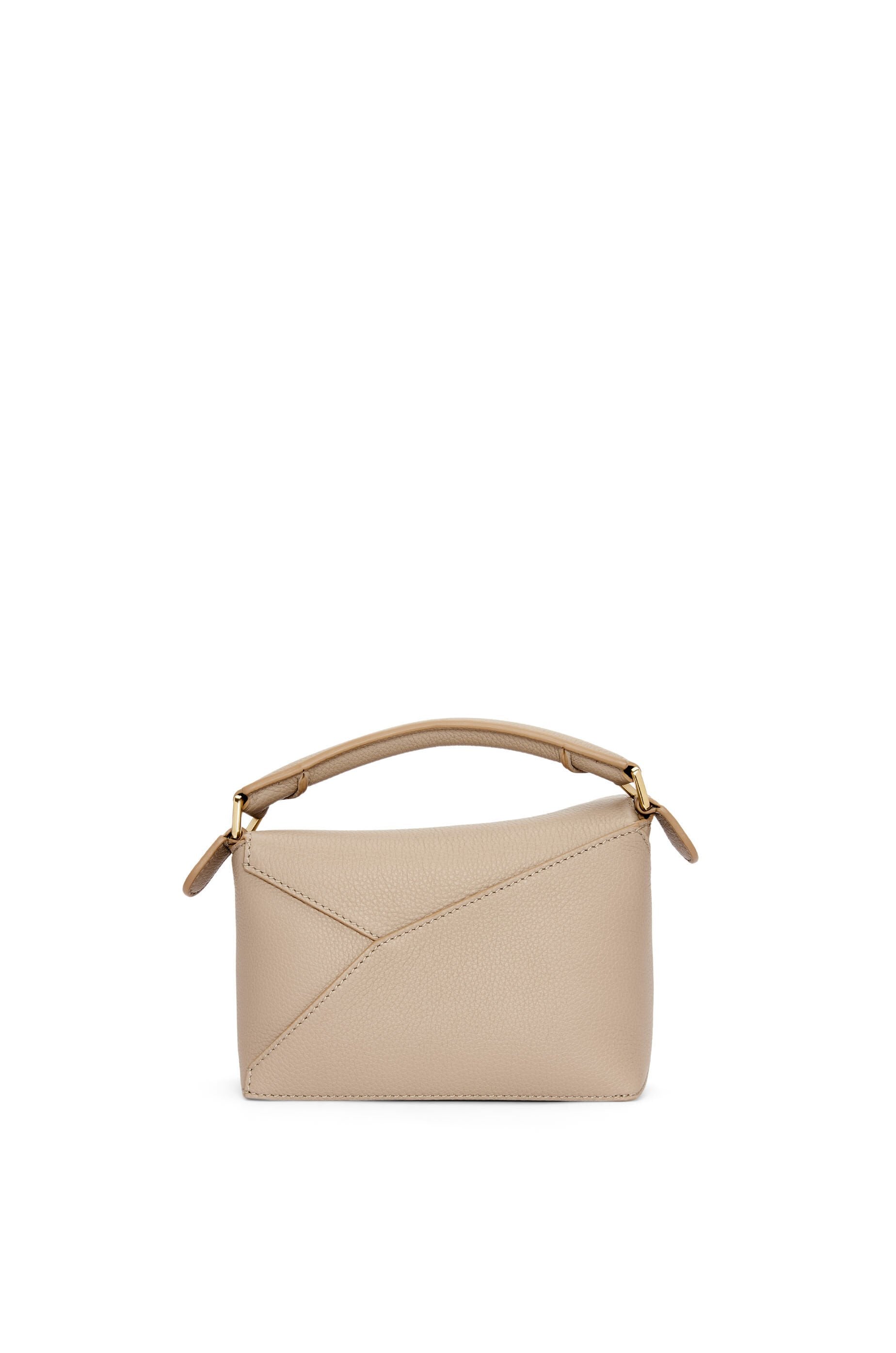 Loewe Mini Puzzle bag in soft grained calfskin (Sand)