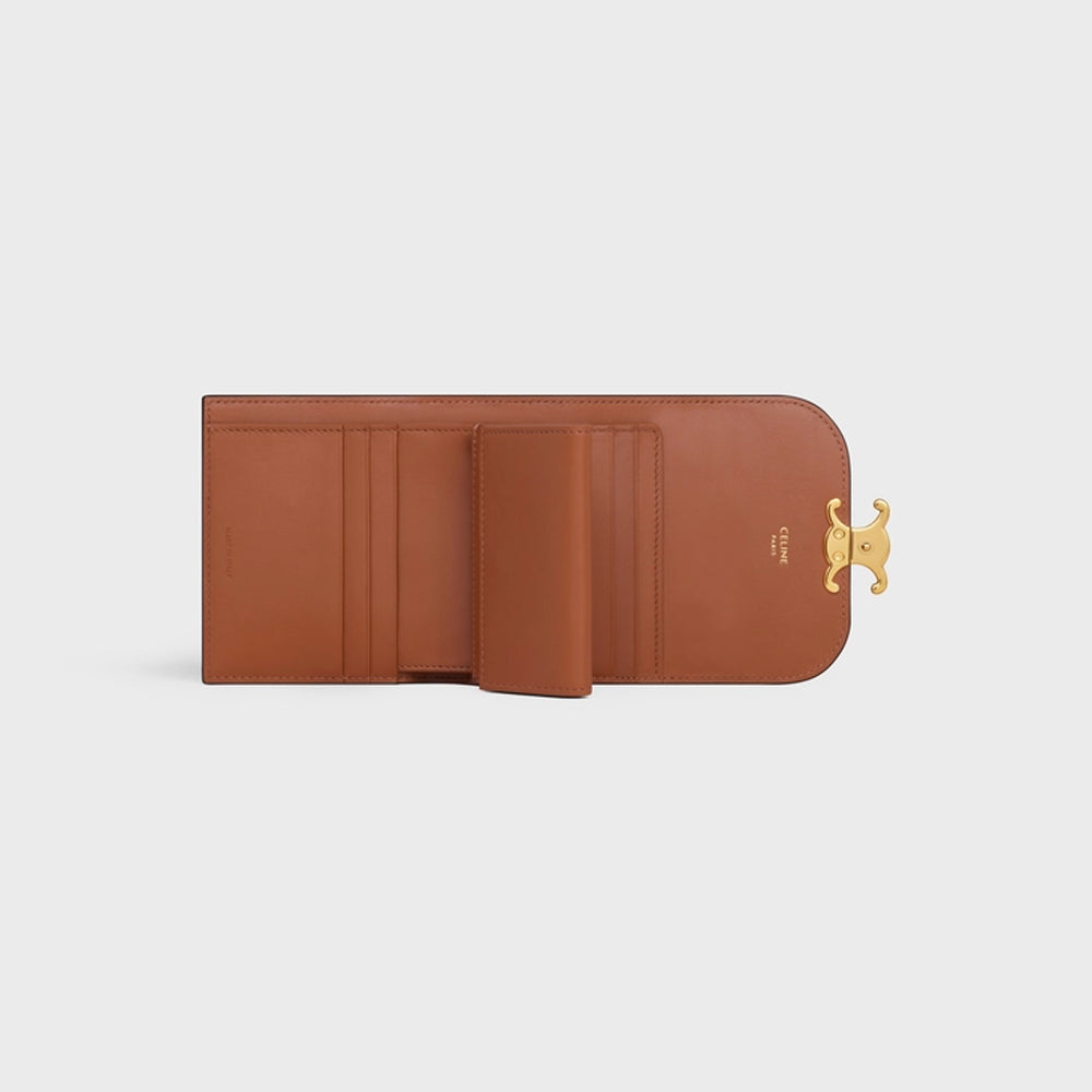 Hong Kong Stock - Celine Small Wallet Triomphe in Triomphe Canvas Tan