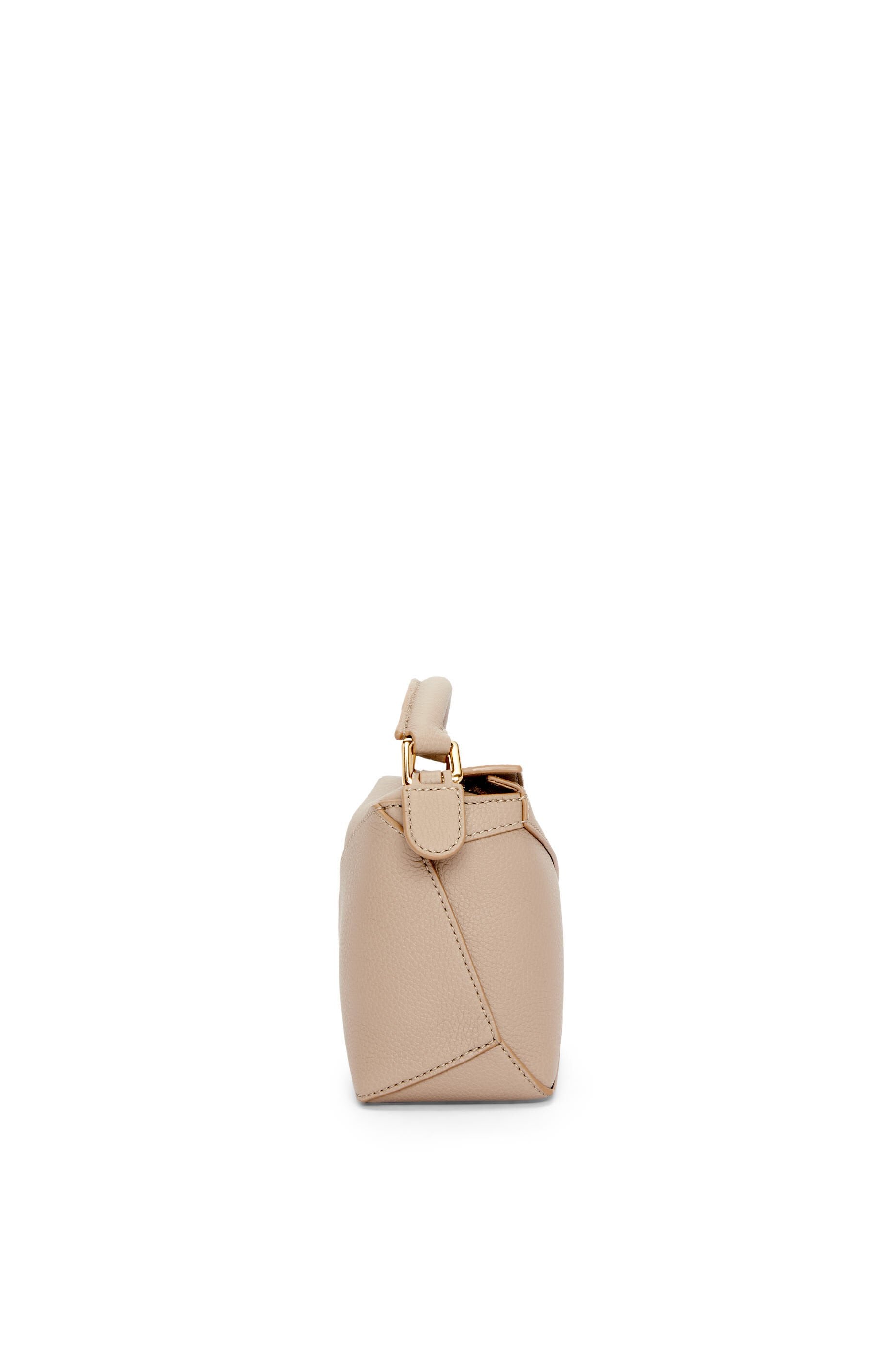 Loewe Mini Puzzle bag in soft grained calfskin (Sand)