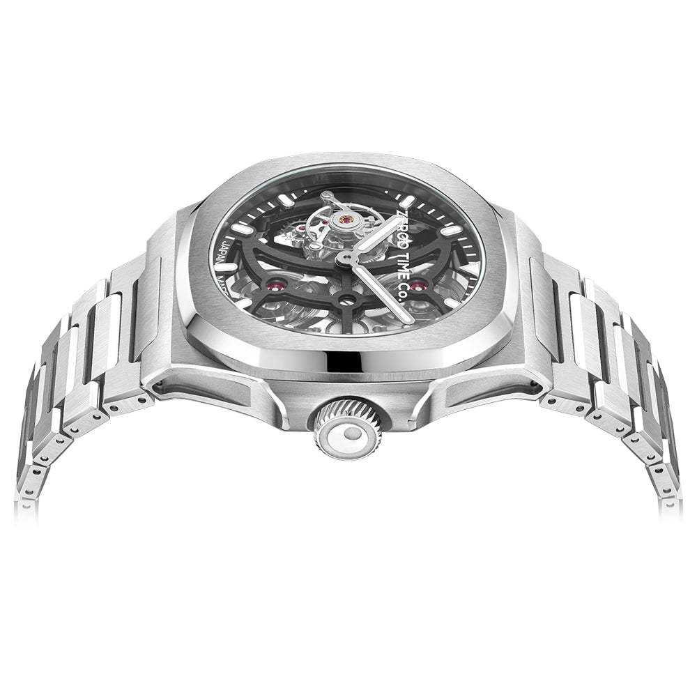 Hong Kong Stock - ZEROO T7 THE ARCHER SKELETON TOURBILLON (Color: ZT007SBK)