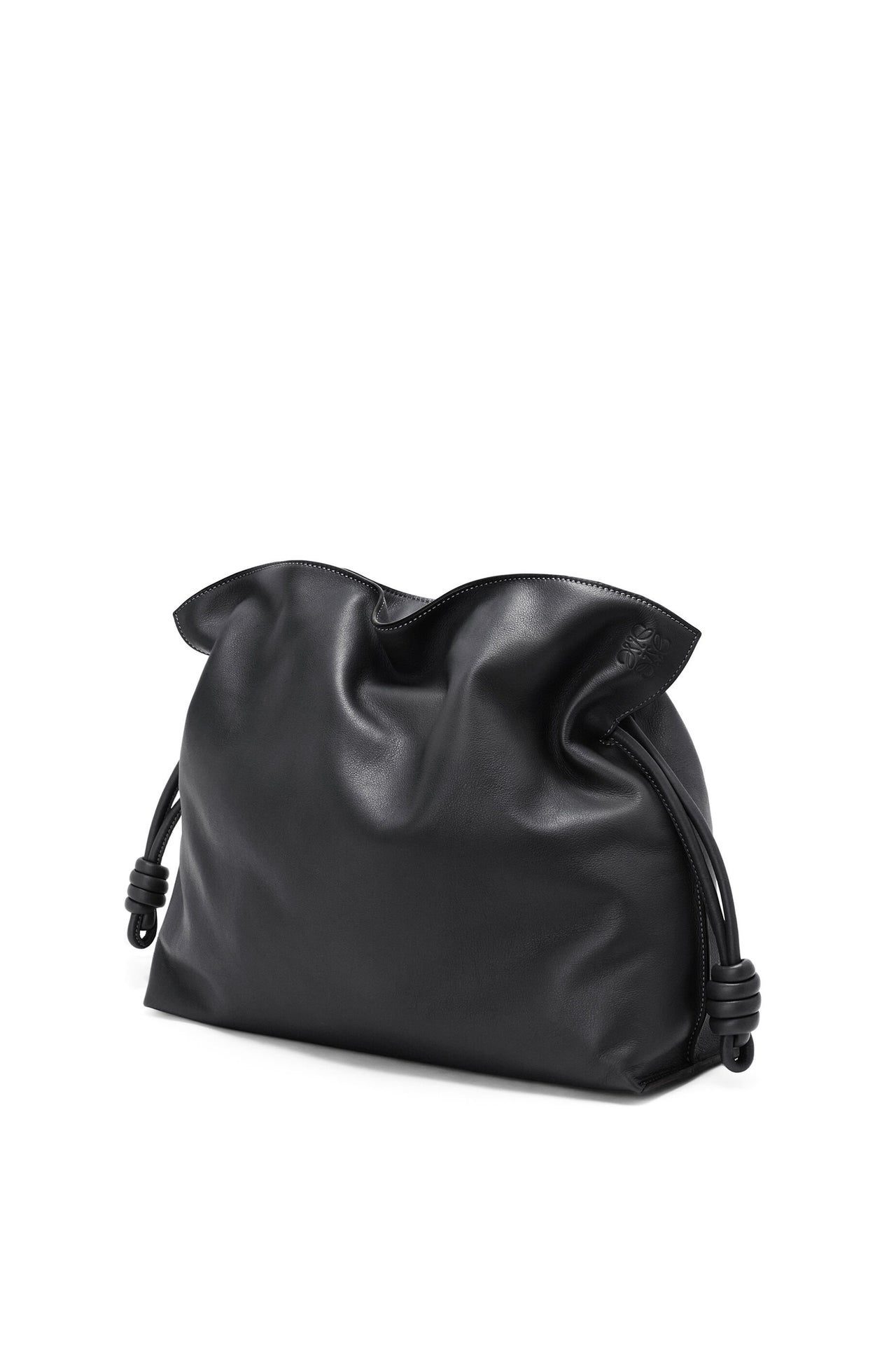 Loewe Large Flamenco clutch in nappa calfskin (Colour: Black)