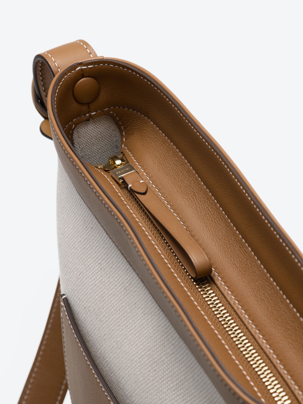 Delvaux Pin Daily in Canvas (Natural - Tan)