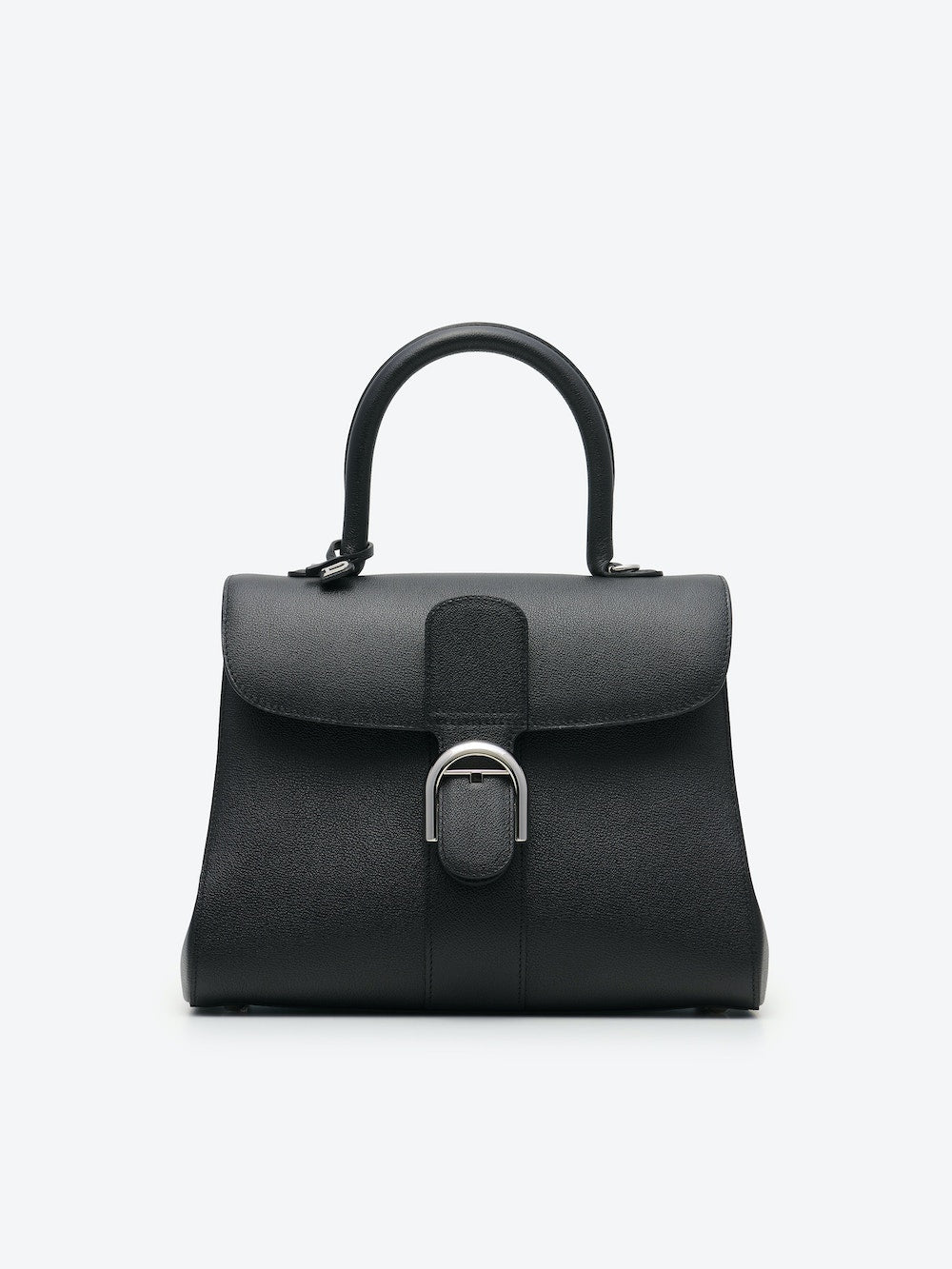 Delvaux Brillant MM in Rodeo Calf (Black)