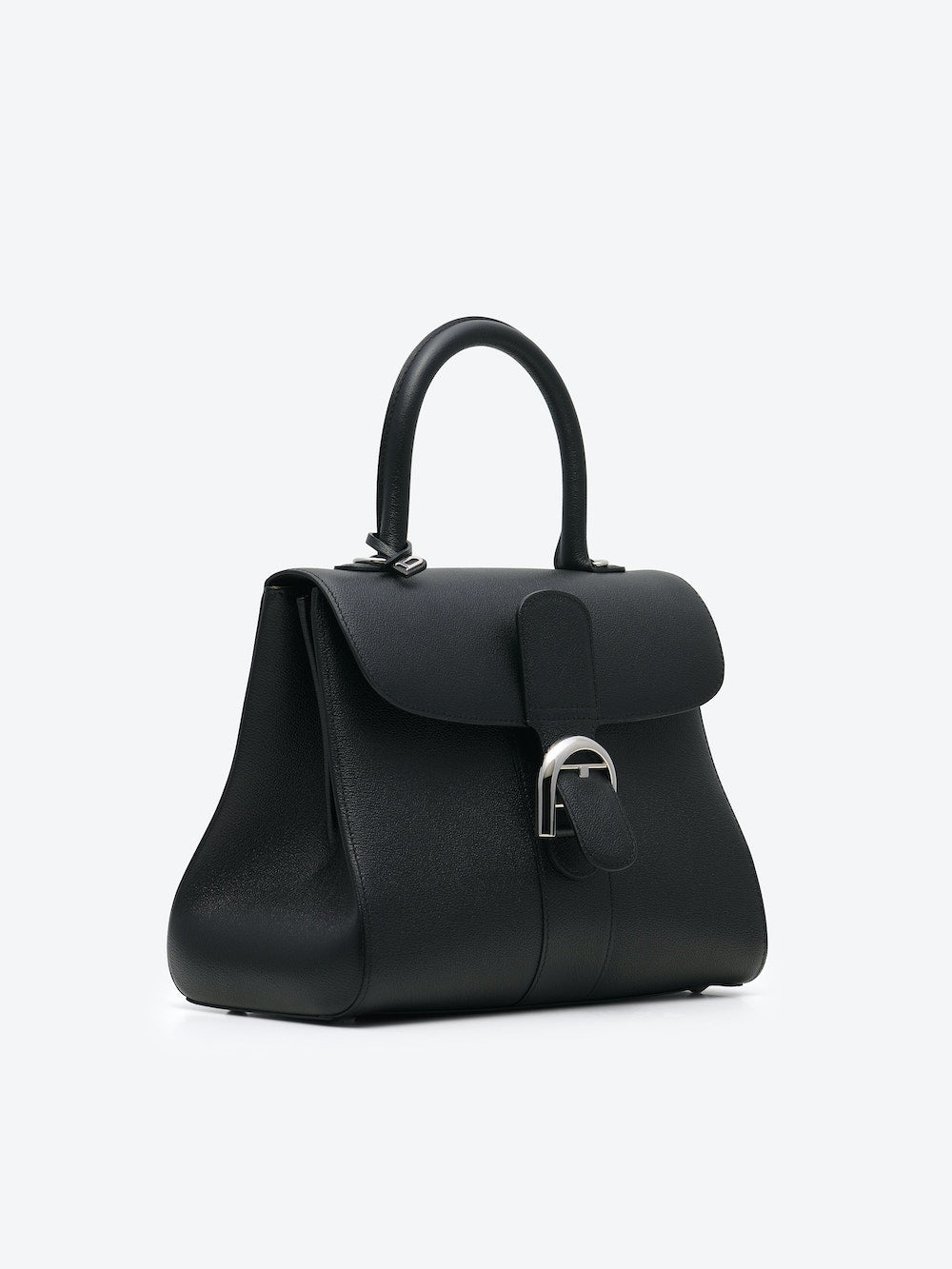 Delvaux Brillant MM in Rodeo Calf (Black)